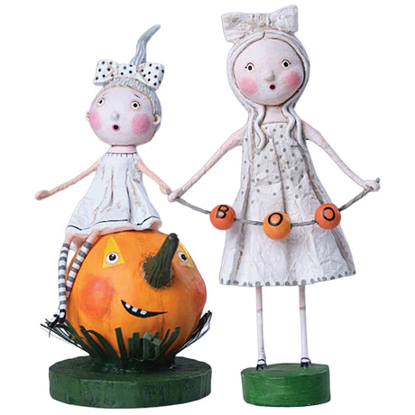 Cuddle decor Lori Mitchell Boo Boo Sisters - Set of 2 new version front