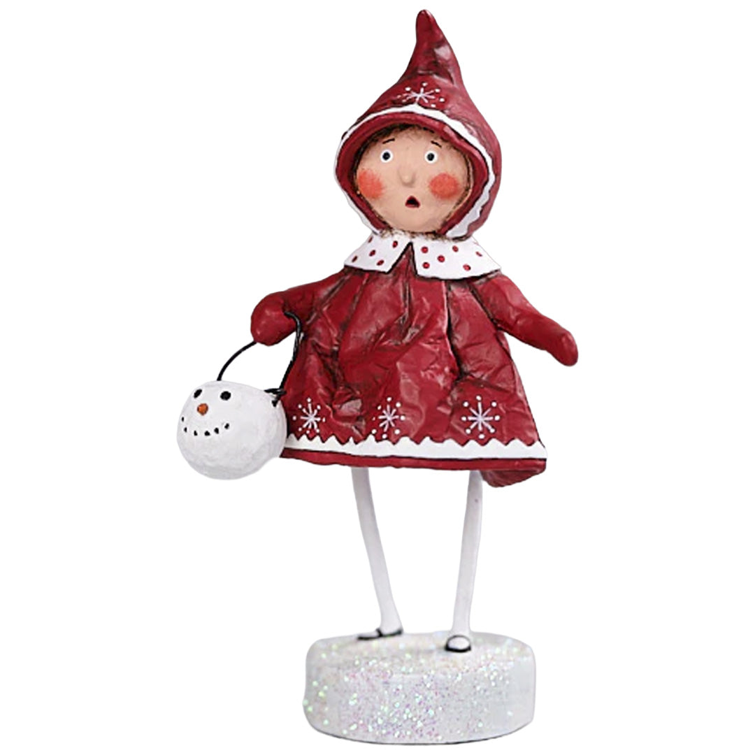 Bundled Up Brenna Christmas Figurine and Collectible by Lori Mitchell front
