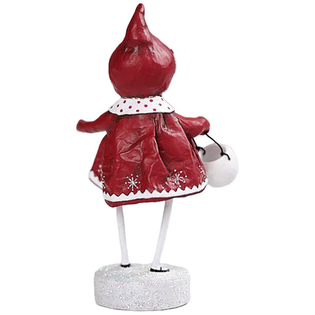 Bundled Up Brenna Christmas Figurine and Collectible by Lori Mitchell back