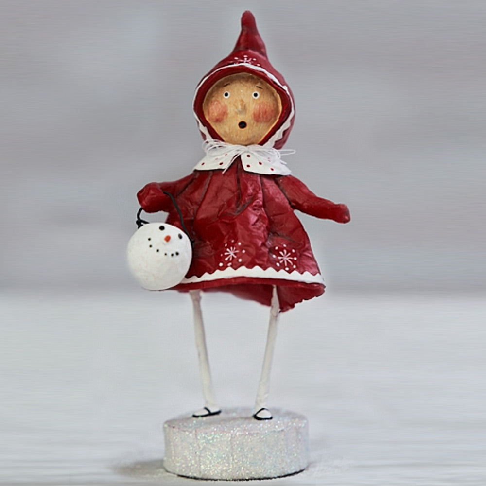 Bundled Up Brenna Christmas Figurine and Collectible by Lori Mitchell front