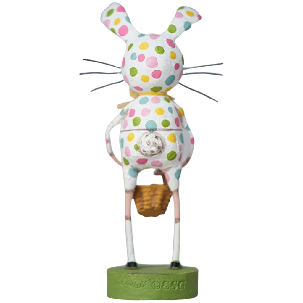 Bunny Foo Foo Easter Spring Figurine and Collectible by Lori Mitchell back