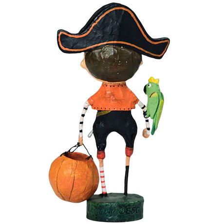 Captain Kidd Halloween Figurine and Collectible by Lori Mitchell back