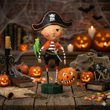 Cuddle Decor Captain Kidd Halloween Figurine and Collectible by Lori Mitchell front lifestyle