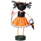 Cat's Meow Halloween Figurine by Lori Mitchell, Halloween Figurine back