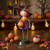 Cuddle Decor Charmed, Halloween Figurine, designed by Lori Mitchell front lifestyle