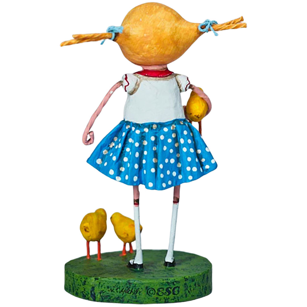 Chickie Dee Easter Spring Figurine and Collectible by Lori Mitchell back