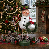 Cuddle Decor Chilly Willy Christmas Figurine and Collectible by Lori Mitchell front lifestyle