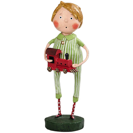 Choo Choo MaGoo Christmas Figurine and Collectible by Lori Mitchell front