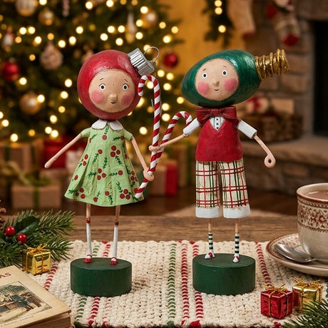 Cuddle Decor Lori Mitchell Christmas Baubles Set of 2 lifestyle
