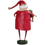 Christmas Cheer Santa Christmas Figurine by Lori Mitchell back