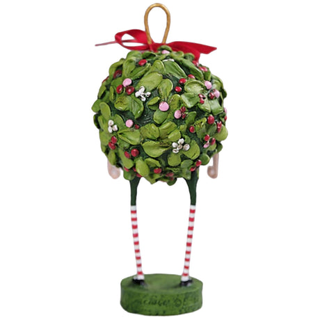 Christmas Kisses Christmas Figurine and Collectible by Lori Mitchell back