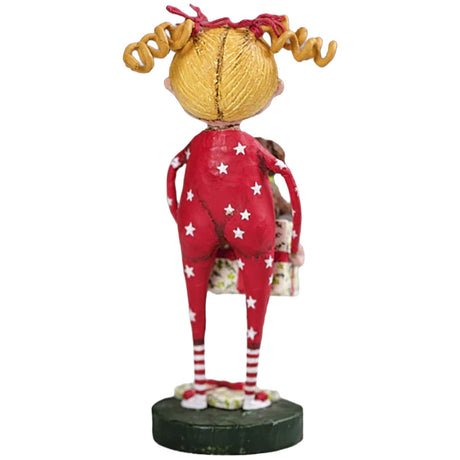 Christmas Pup Christmas Figurine and Collectible by Lori Mitchell back
