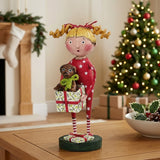 Cuddle Decor Christmas Pup Christmas Figurine and Collectible by Lori Mitchell front lifestyle