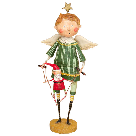 Cuddle Decor Christmas Puppeteer Angel 9.5"