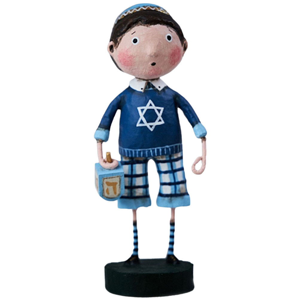 David's Dreidel Christmas Figurine and Collectible by Lori Mitchell front