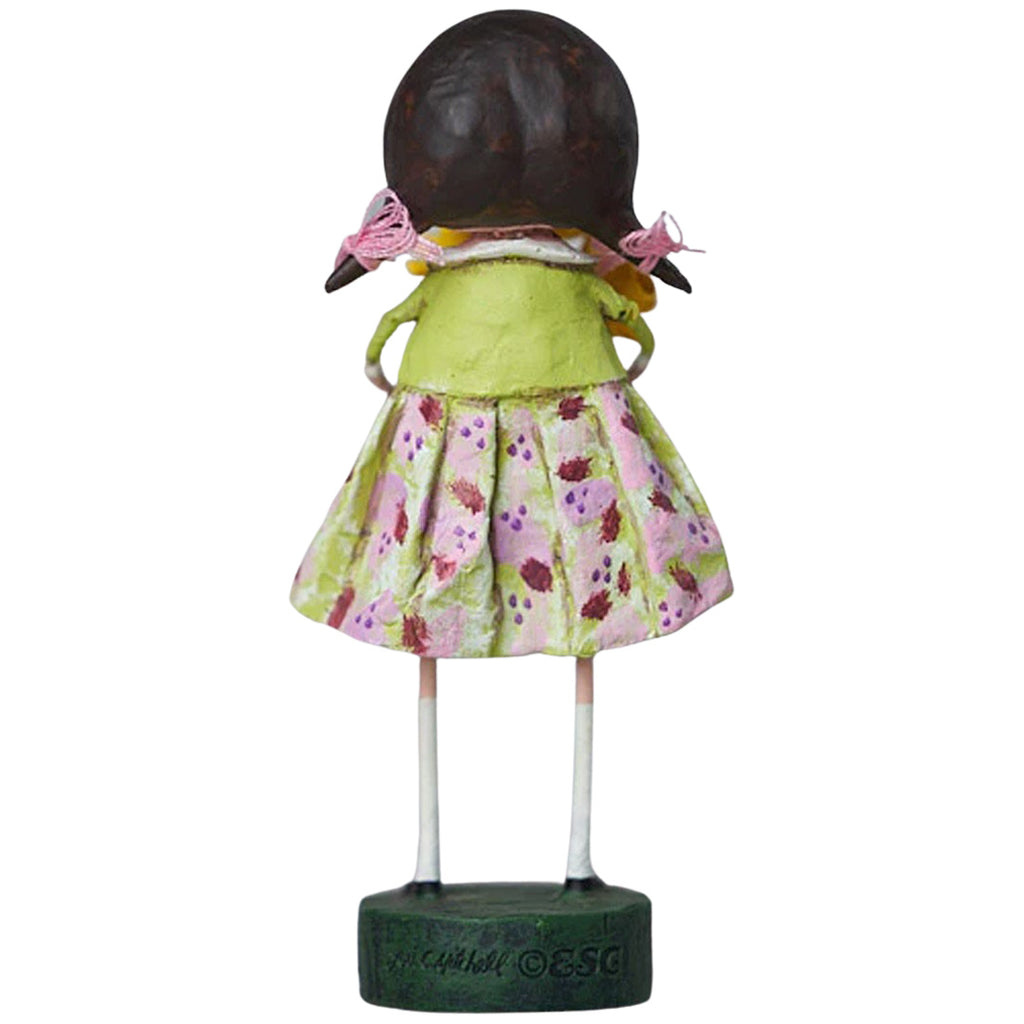 Delilah's Daffodils Spring and Easter Figurine by Lori Mitchell back