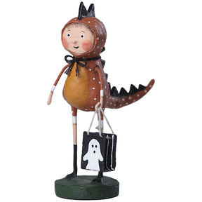 Dinky Dinosaur Halloween Figurine and Collectible by Lori Mitchell front