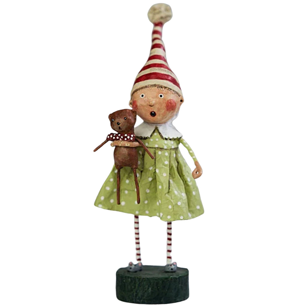 Discovering Santa Christmas Figurine and Collectible by Lori Mitchell front
