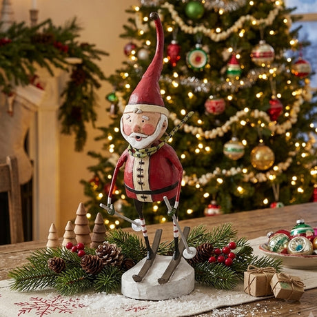 Cuddle Decor Lori Mitchell Downhill Santa front lifestyle