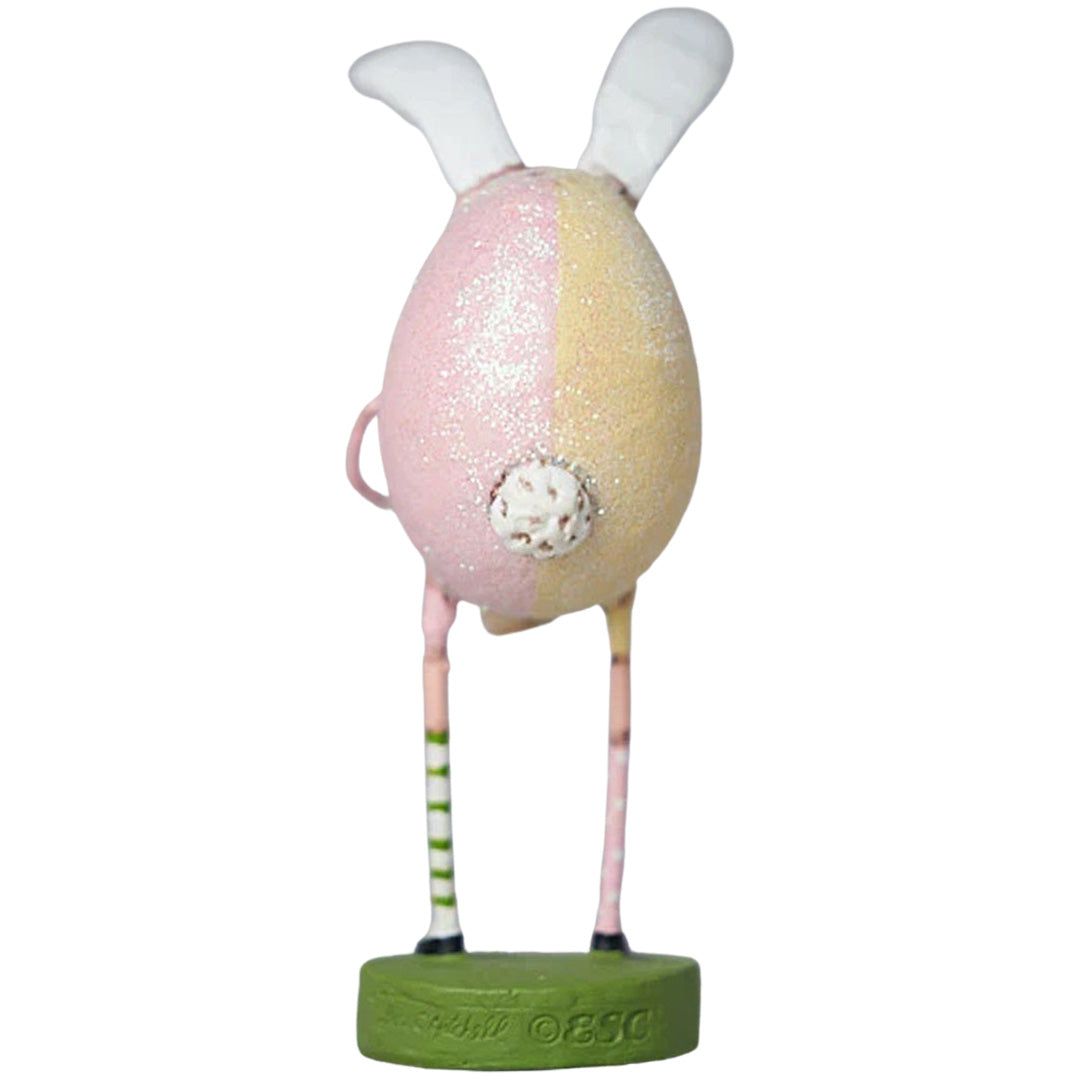 Eggbert Hopperton Spring Figurine and Collectible by Lori Mitchell back