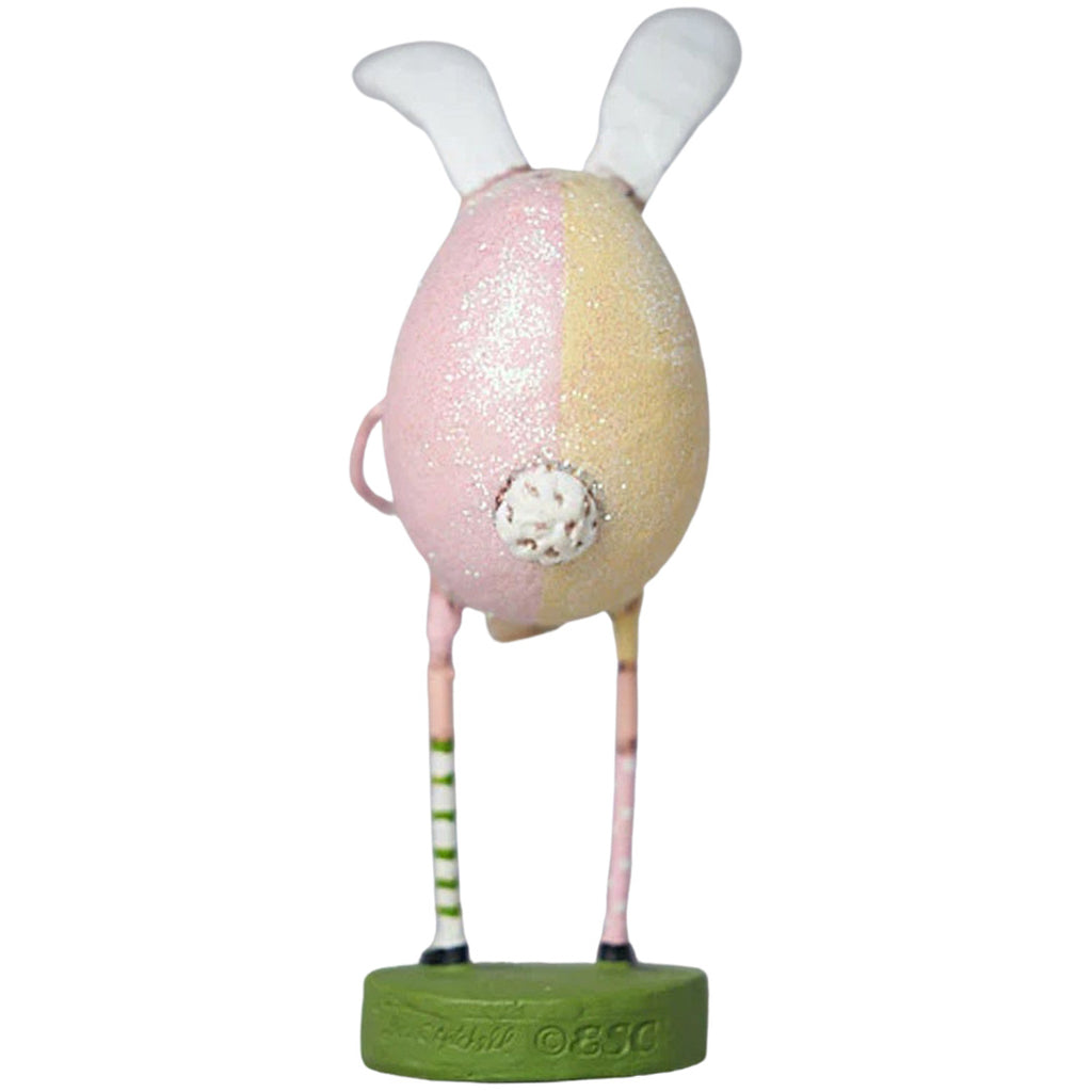 Eggbert Hopperton Spring Figurine and Collectible by Lori Mitchell back