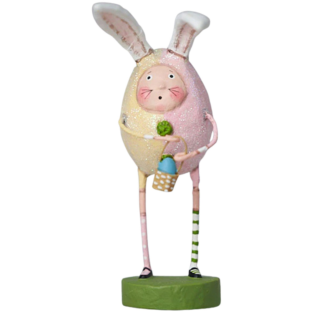 Eggbert Hopperton Spring Figurine and Collectible by Lori Mitchell front