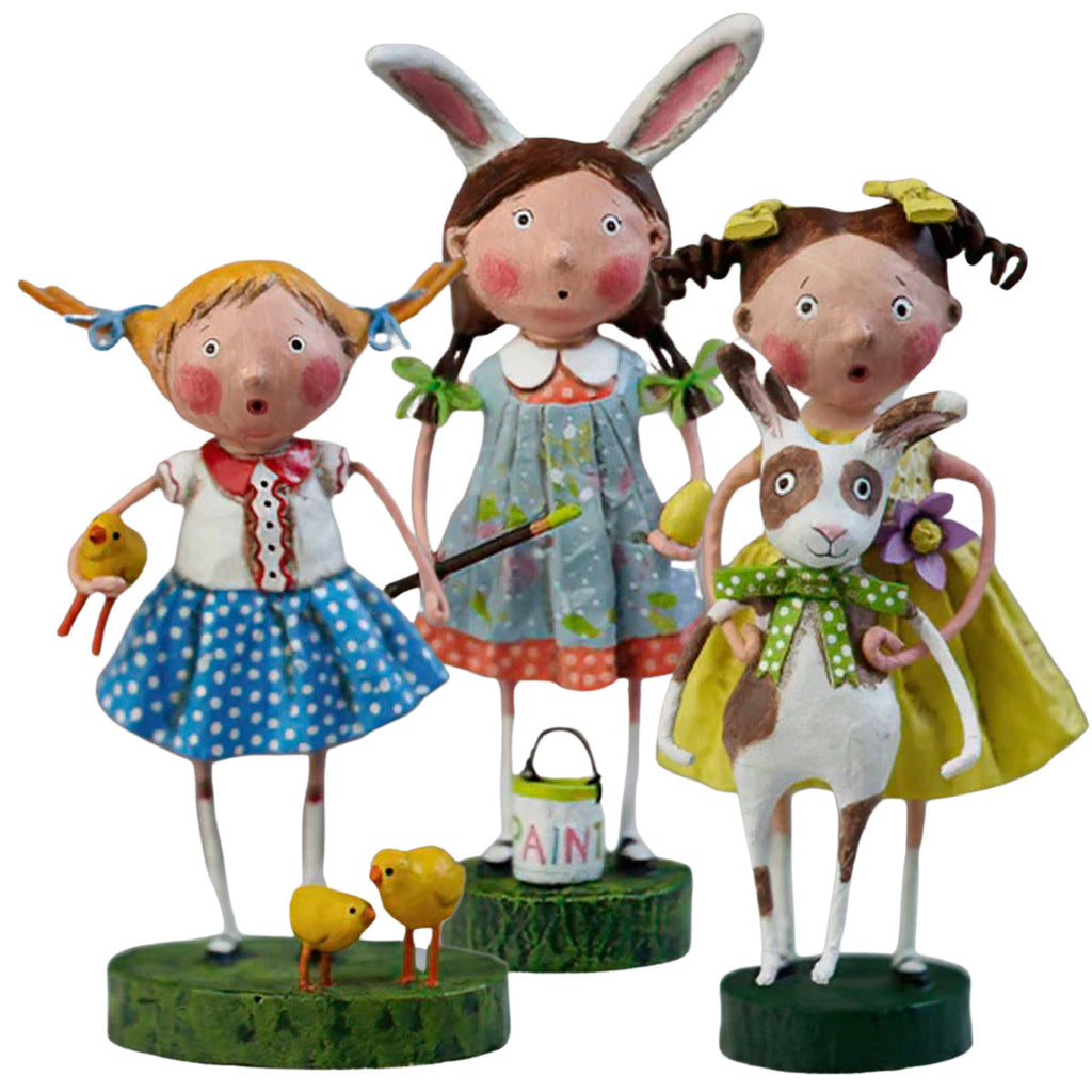 Eggsperts Besties Spring Figurines and Collectible by Lori Mitchell