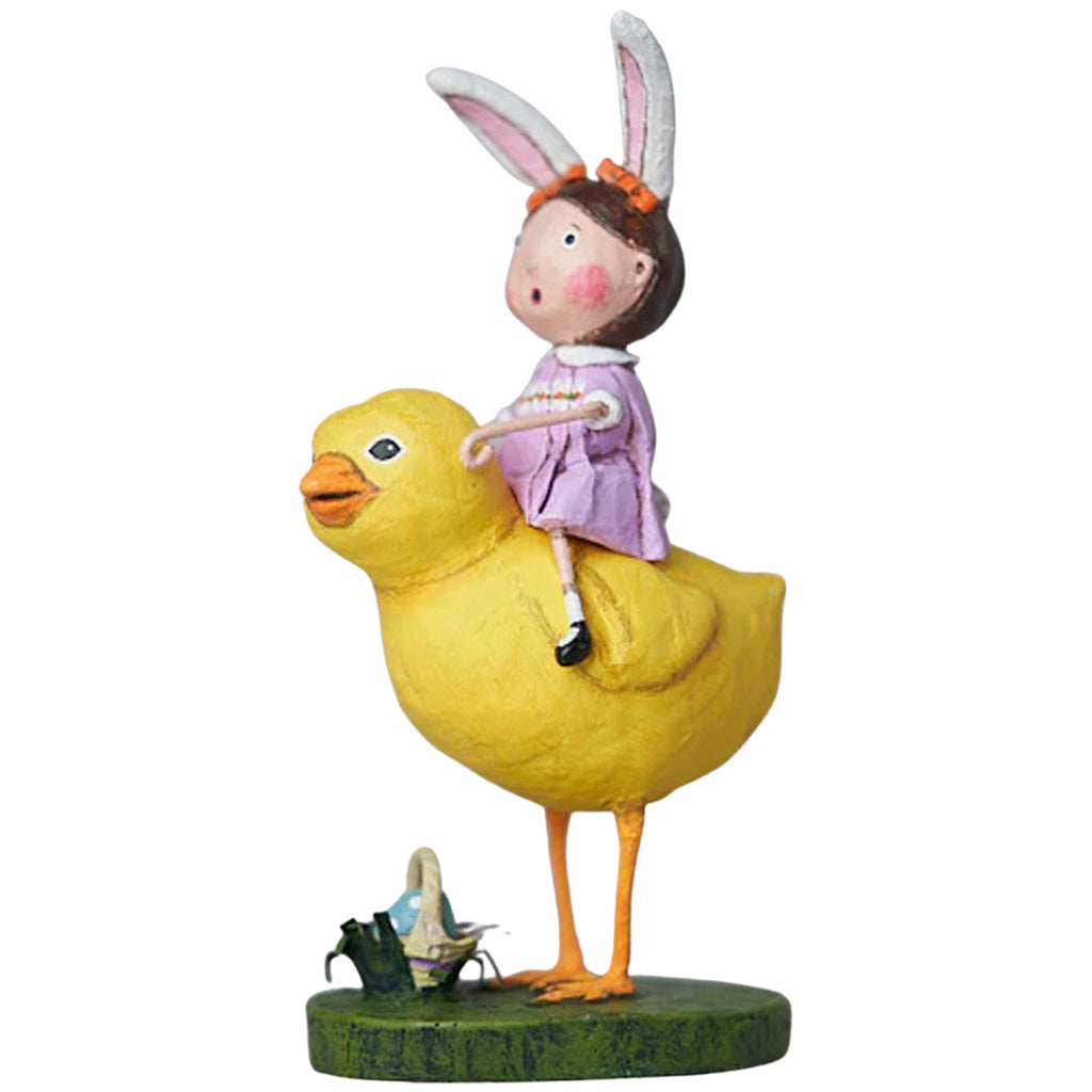 Ellie's Easter Chick Spring Figurine Collectible by Lori Mitchell front