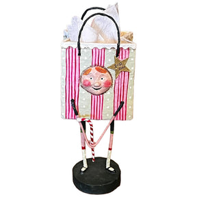 Cuddle Decor Lori Mitchell Especially for You Stripped Gift Bag 6"