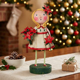 Cuddle Decor Etta Poinsettia by Lori Mitchell front lifestyle