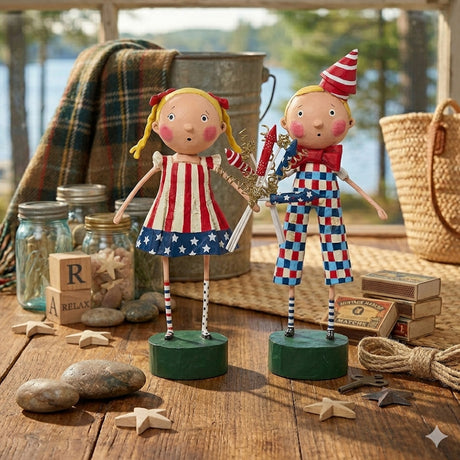 Cuddle Decor Lori Mitchell Fireworks and Forever mini collection lifestyle