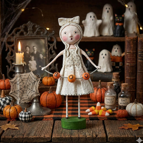 Cuddle Decor Lori Mitchell Ghoulie Girl front lifestyle