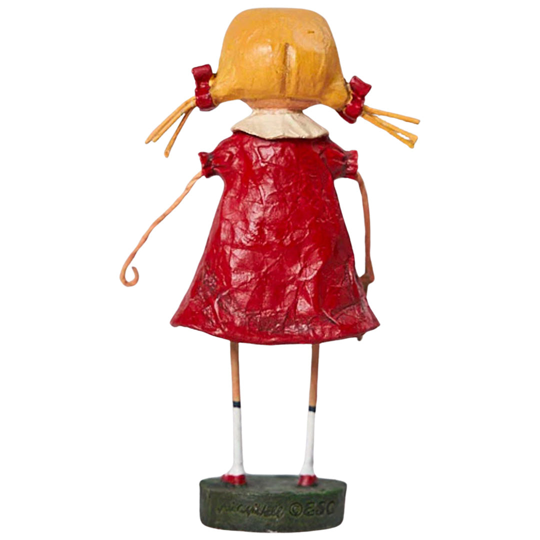 Gloria Summer Patriotic Collectible Figurine by Lori Mitchell back