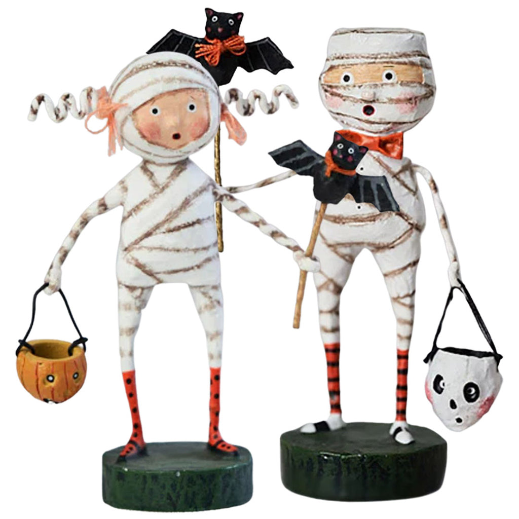 A Mummy Parade Halloween Figurine and Collectible by Lori Mitchell