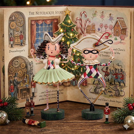 Cuddle Decor Lori Mitchell Harlequin and Columbine - Set of 2 lifestyle