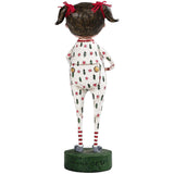 Jenny's Christmas Jammies Christmas Figurine by Lori Mitchell back