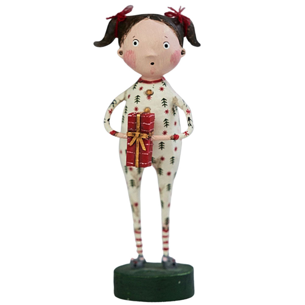 Jenny's Christmas Jammies Christmas Figurine by Lori Mitchell front
