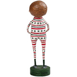 Joey's Christmas Jammies Christmas Figurine by Lori Mitchell back