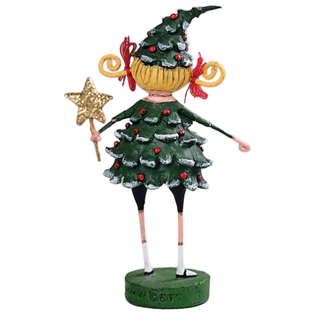 Jolly Holly Christmas Figurine and Collectible by Lori Mitchell new version back