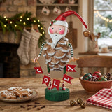 Cuddle Decor Jolly Jingle Santa by Lori Mitchell front lifestyle