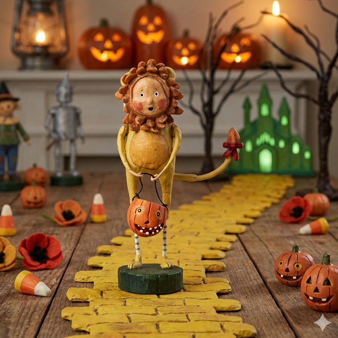 Cuddle Decor King Of The Jungle Halloween Figurine by Lori Mitchell lifestyle