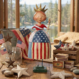 Cuddle Decor Lady Liberty Patriotic Figurine Collectible by Lori Mitchell lifestyle