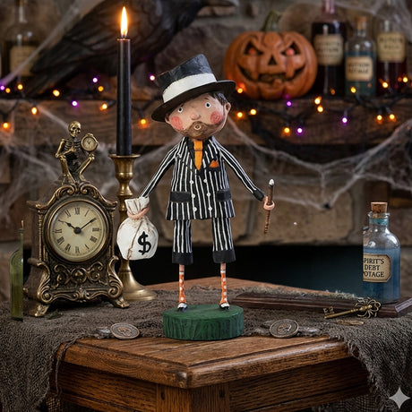 Cuddle Decor Lil' Gangster Halloween Figurine and Collectible by Lori Mitchell lifestyle