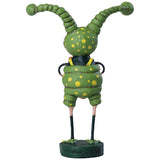 Little Alien Halloween Figurine and Collectible by Lori Mitchell new version back