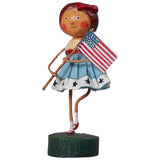 Little Betsy Ross Summer Patriotic Collectible Figurine by Lori Mitchell front