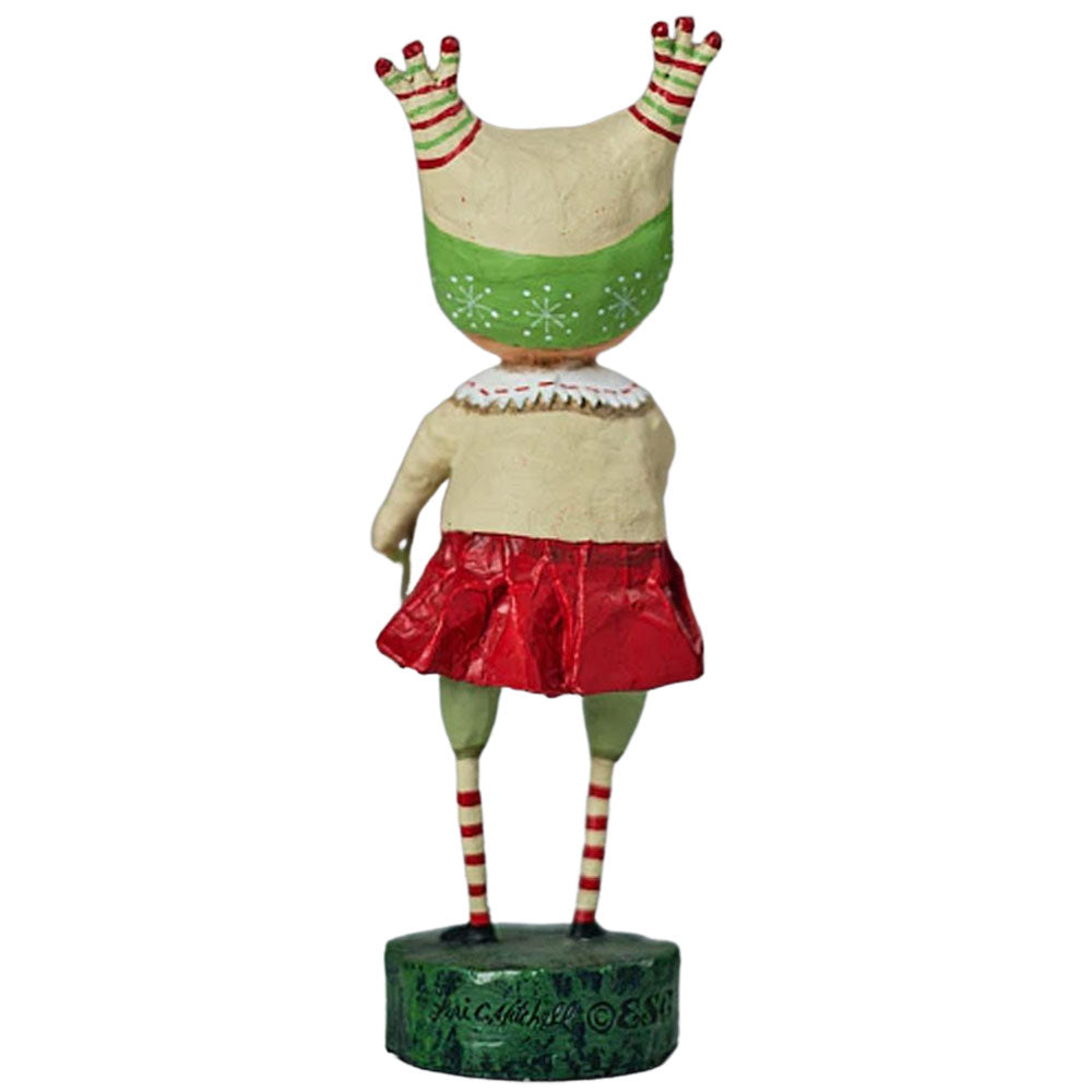Melody Maker Christmas Figurine and Collectible by Lori Mitchell back