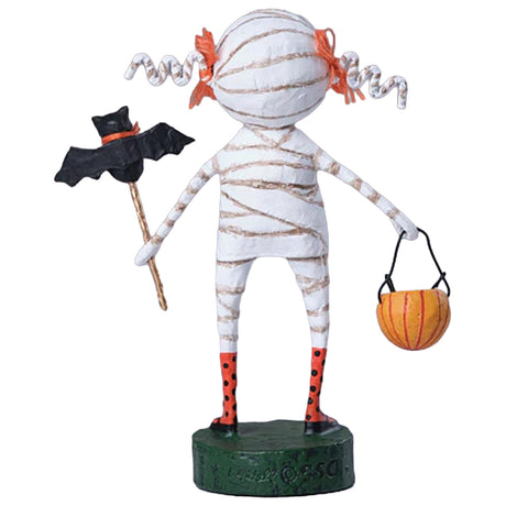 Minnie Mummy Halloween Figurine by Lori Mitchell new version back