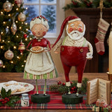 Cuddle Decor Mr. and Mrs. Claus Christmas Figurine by Lori Mitchell Set of 2 lifestyle