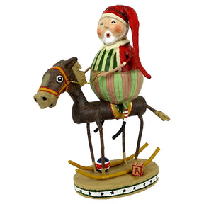Cuddle Decor Lori Mitchell Muletide Santa 5.75"