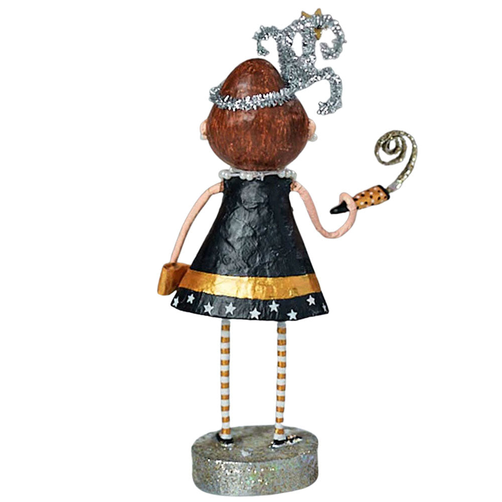 New Year's Evie Christmas Figurine and Collectible by Lori Mitchell back